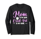 Cooking with Crockpot Quote for a Crock Pot mom Long Sleeve T-Shirt