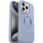 OtterBox OtterGrip Symmetry Coque pour iPhone 15 Pro Max avec MagSafe, résistante aux Chocs et aux Chutes, avec Grip intégré, testée 3X Normes MIL-STD 810G, Bleu