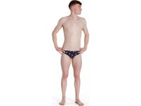 Speedo Badebukse Til Herre Speedo Alv 5Cm Brf Am True Navy/Flamingo Rosa/Nordic Blågrønn Str 32