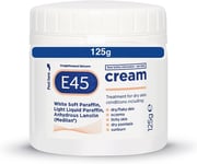 E45 Cream 125 G – Moisturiser for Dry Skin and Sensitive Skin - Emollient Body C