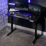 X Rocker Ascend Adjustable Gaming Desk- Black