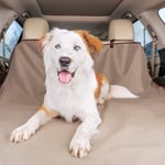 PetSafe Protection pour Coffre de Voiture pour Chien Happy Ride, matériel confortable pour votre animal, lavable à la machine, imperméable, pour la plupart des véhicules, beige