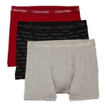 Calvin Klein 3P Holiday Cotton Stretch Trunks Mixed bomull X-Large Herre