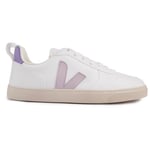 Veja Childrens Unisex V-10 Vegan Trainers - White - Size UK 5.5