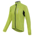 Funkier DryRide Pro Ladies Showerproof Cycling Jacket - Fluro Yellow / Medium