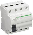 Schneider Electric A9Z05425 Interrupteur Différentiel, 4P, 25 A, 30 MA, Casse AC