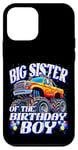 iPhone 12 mini Big Sister of the Birthday Boy Monster Truck Birthday Party Case