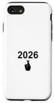 Coque pour iPhone SE (2020) / 7 / 8 Funny Happy New Year 2026 Doigts croisés 2026 Nouvel An