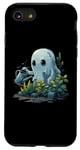 Coque pour iPhone SE (2020) / 7 / 8 Fantôme mignon jardinage plante Halloween