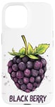 iPhone 15 Funny Blackberry Costume for Fruits Lovers Case