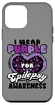 Coque pour iPhone 12 mini Wear Purple Epilepsy Awareness Support Squad Butterfly Heart