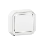 Legrand - Plexo 10A Waterproof Two-Way Switch or Two-Way Switch Delivered Complete for Flush mounting with White Claws