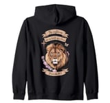 PROVERBS 28 1 | The Righteous Are As Bold As A LION Zip Hoodie