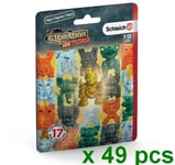 BK407	lot de 49 pcs : Schleich Eldrador Mini Figures in blindbag assortis Serie