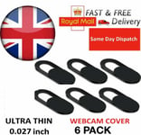 Webcam cover 6 PACK Thin Camera Slider for Iphone Laptop Mobile tablet Fast post