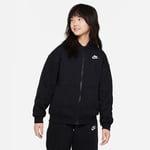 Nike Club Oversized Fleece Gilet En Coton Filles - Noir