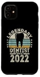 Coque pour iPhone 11 Legendary Dentist Born 2022 - 2nd Birthday Dentist Gift