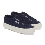 Superga Womens/Ladies 2740 Lace Up Platforms (Navy/Avorio) - Size UK 3.5