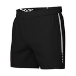 BOSS Badbyxor Dolphin Recycled Swim Shorts Svart polyester Small Herr