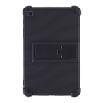 SKALO Samsung Tab A7 Lite Shock Resistant Armor Silicone Kuori  - Musta