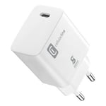 Chargeur Cellular Line SUPER FAST 25W USB C, Noir, Charge Rapide Et