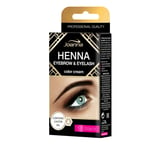 Joanna Henna Tint Black Cream Eyebrow Eyelash Dye Tinting Lash Full Kit 15ml 