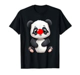 Red Nose Panda Cute Red Nose Funny Red Nose Panda 2024 Kids T-Shirt