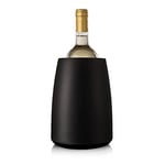 Vacu Vin Active Cooler Wine Elegant - Reusable Wine Bottle Cooler - Black - Wine Cooler Sleeve for Standard Size Bottles - Insulated Wine Bottle Chiller to Keep Wine Cold