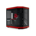 HYTE Y70 Midi Tower PC Black Red ATX EATX ITX micro ATX Mini-ATX ABS Steel Te...