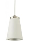 Cone Fönsterlampa Vit&Krom 14x9x9cm - E14