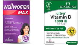 Wellwoman Max Support Pack with Vitamin D 1000IU