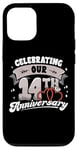 iPhone 12/12 Pro 14th Wedding Anniversary Celebrating 14 Years Matching Gift Case