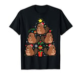 Beaver Christmas Ornament Tree Funny Dad Mom Farm Gift T-Shirt