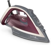 Tefal Steam Iron, Ultraglide Anti-Scale Plus, Grey & Purple, FV5872