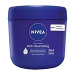 Nivea Body Cream Rich Nourishing Almond Oil & Vitamin E Moisture Serum 400ml