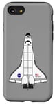 Coque pour iPhone SE (2020) / 7 / 8 Logo de la navette spatiale rétro de la NASA