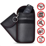 Faraday Bag RFID Blocking Bag Car Key Signal Blocker Case Car Key Bag Fob Pouch