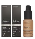 2x The Ordinary Colours Full Coverage Foundation 3.1R Dark Red Undertones NEW