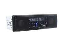 FOUR Mobile 4-MP150SP 12V-24V 1-DIN Bluetooth Autosoitin