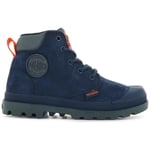 Bottes enfant Palladium  Kids Pampa Hi Cuff Waterproof - Mood Indigo