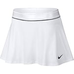 NIKE Women W Nkct Dry Skirt NS Skirt - White/Black/Black, Medium