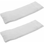 Vhbw - set de lingettes (2-exemplaires) tampon en microfibre compatible avec Kärcher sc 1202 b, sc 1402, sc 1402 b, sc 1502 balai vapeur, serpillière