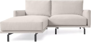 Galene, Chaiselong sofa, beige, H94x194x166 cm, venstrevendt