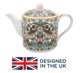 Lesser & Pavey Fine China William Morris Strawberry Thief Tea Pot | Design in UK