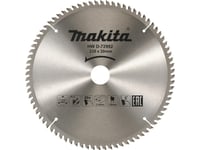 Makita D-72992 T.C.T.-Såg 235X30mm 5° T80 För Kapning Av Aluminium