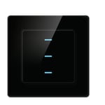 Smart Light Switch WiFi Avatto N-TS10-B3 3 Way TUYA (black)