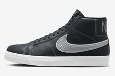 Nike SB Zoom Blazer Mid MS QS UK 8 EUR 42.5 Blackened Blue Wolf Grey DZ7260 400