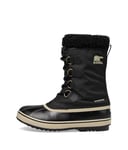 Sorel Homme 1964 Pac Nylon Waterproof Bottes de Neige imperméables, Black/Ancient Fossil, 43 EU