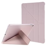 iPad 10.2" (2021 / 2020 / 2019) / iPad Pro 10.5 / iPad Air (2019) Deksel - Fleksibel Origami Deksel - Pink