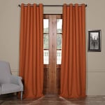 HPD Half Price Drapes BOCH-PL1609-96-GR Bellino Rideau occultant à œillets 1 Panneau 50 x 96 cm